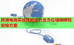 跨境电商实战技能提升全方位培训课程安排方案