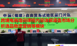 跨境电商培训课程内容详解涵盖市场分析选品物流营销等模块