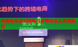 跨境电商培训班每月学费标准及费用解析