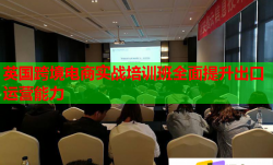 英国跨境电商实战培训班全面提升出口运营能力