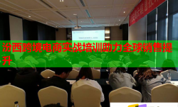 汾西跨境电商实战培训助力全球销售提升