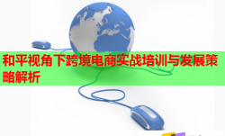 和平视角下跨境电商实战培训与发展策略解析