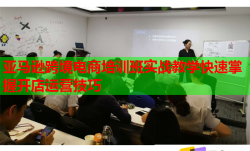 亚马逊跨境电商培训班实战教学快速掌握开店运营技巧
