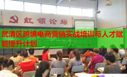 武清区跨境电商营销实战培训与人才赋能提升计划