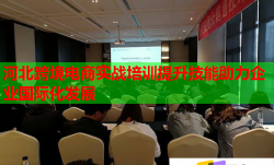 河北跨境电商实战培训提升技能助力企业国际化发展
