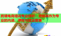 跨境电商培训专业探析：理解其作为专业的内涵、课程与就业前景