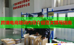 跨境电商培训内容介绍范文撰写指南
