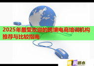 2025年最受欢迎的跨境电商培训机构推荐与比较指南