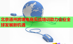 北京通州跨境电商实战培训助力企业全球发展新机遇